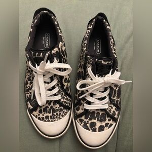 Coach Women's Leopard Print Sneakers